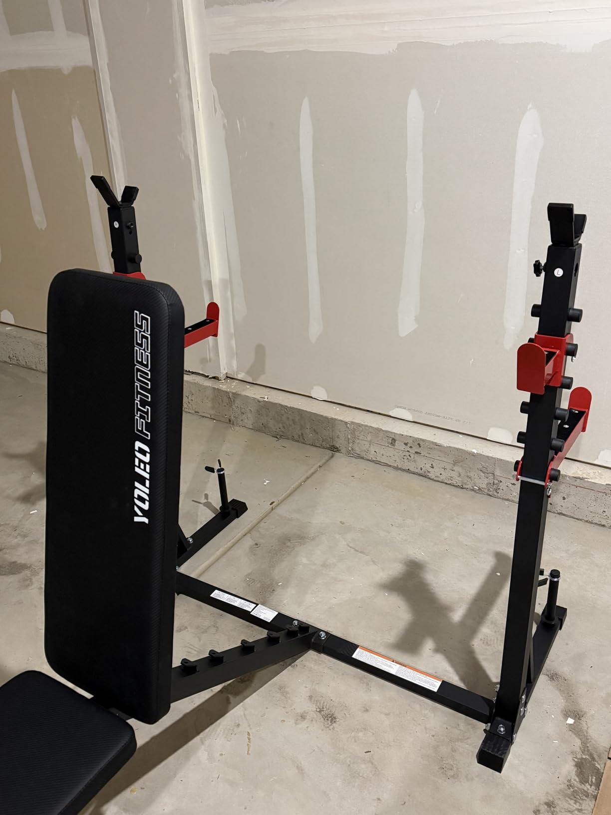 YOLEO Olympic Weight Bench Set, Heavy Duty Bench Press Rack for Home Gym | 47.5