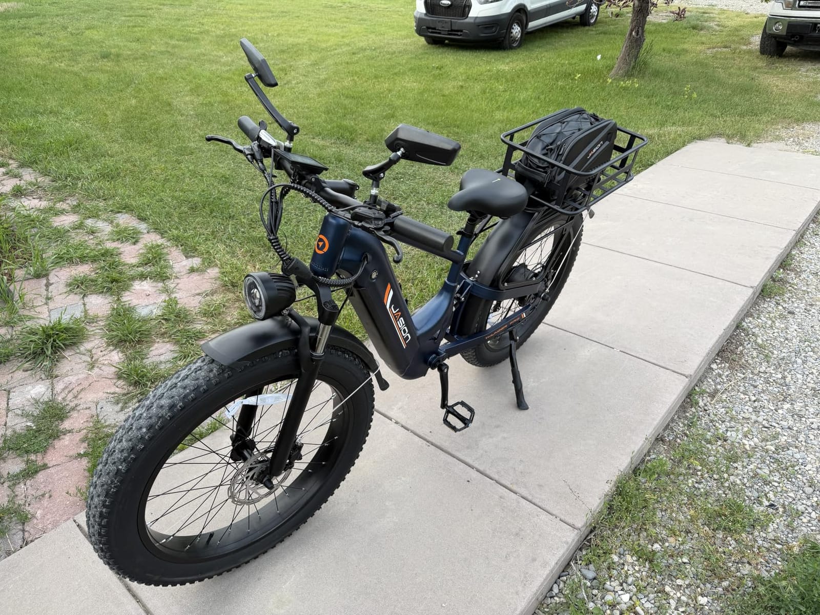 Jasion Thunder PRO Electric Bike, 2000W Peak Ebikes for Adults, 26'' Fat Tire Best Ebike for Men, 90 Miles with 1040Wh Battery, 35 MPH Max Speed Bicycles, 500 lbs Capacity, Certified By UL2849 customer photo 1