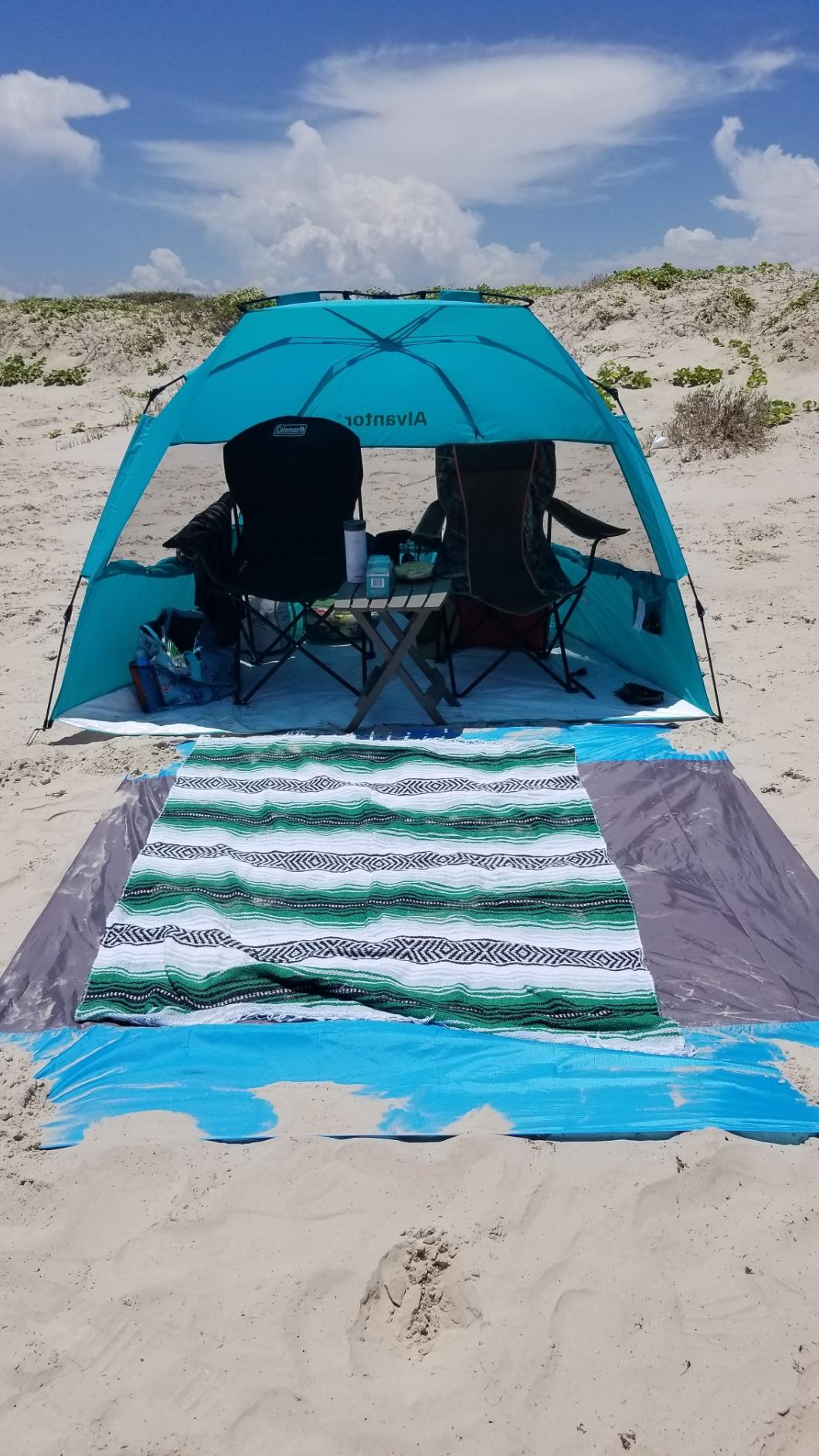 Alvantor 5 Person Pop Up SUV Tent, 2 in 1 Car Tent & Camping Tent, Mosquito Screen Multi-functional for Car SUV Van Camping, Quick Setup 8.6'L X8.6'W X6.7'H customer photo 1
