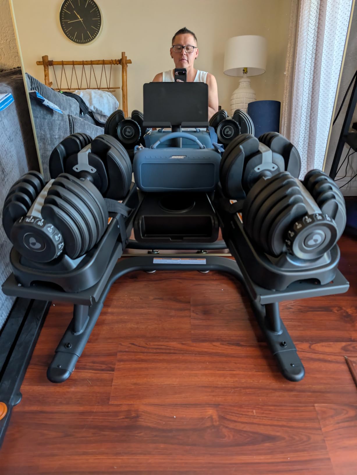 BowFlex SelectTech Adjustable Dumbbell Stand customer photo 1