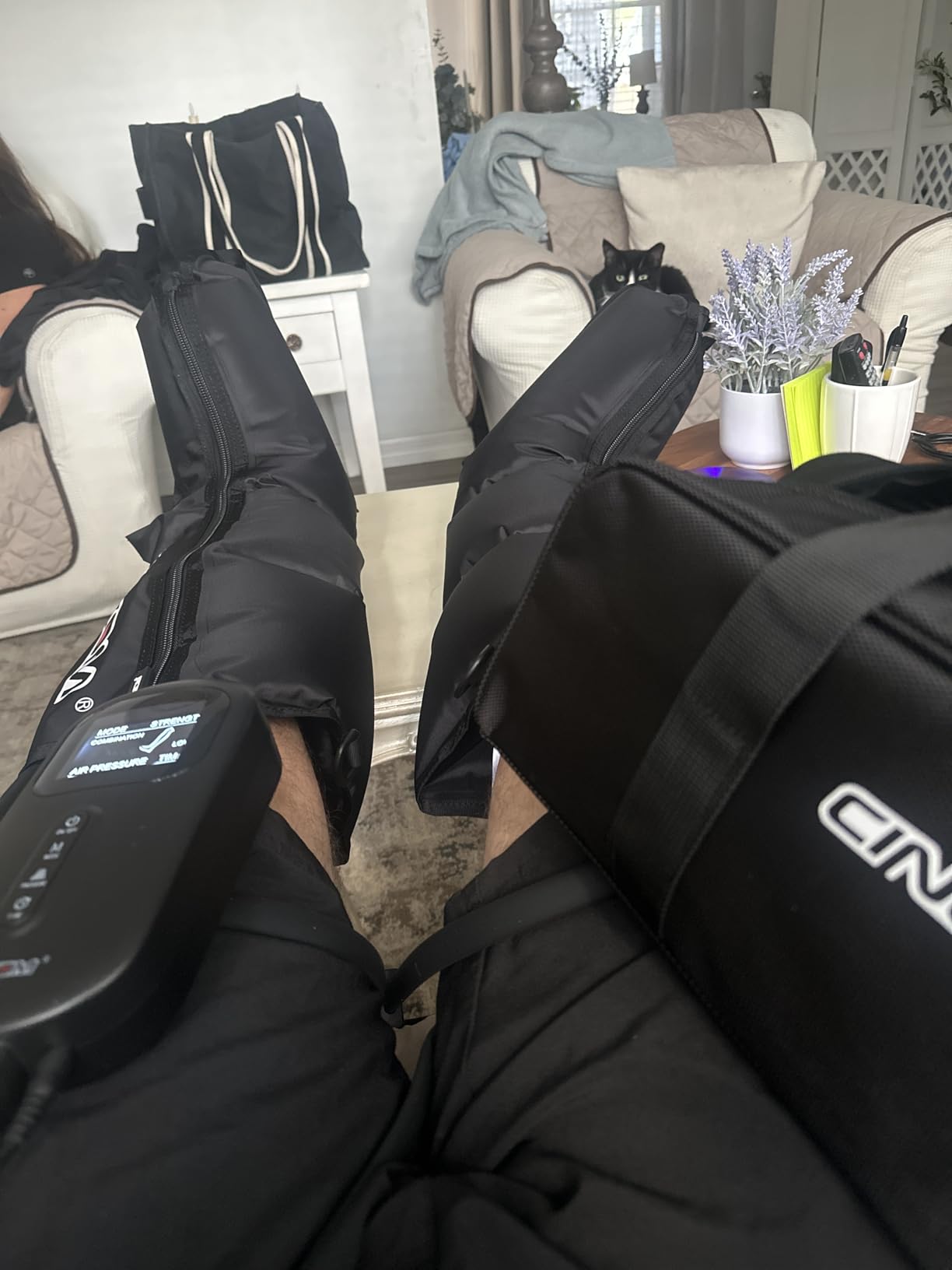 CINCOM Air Compression Boots for Circulation, Leg and Foot Massager Boots customer photo 2