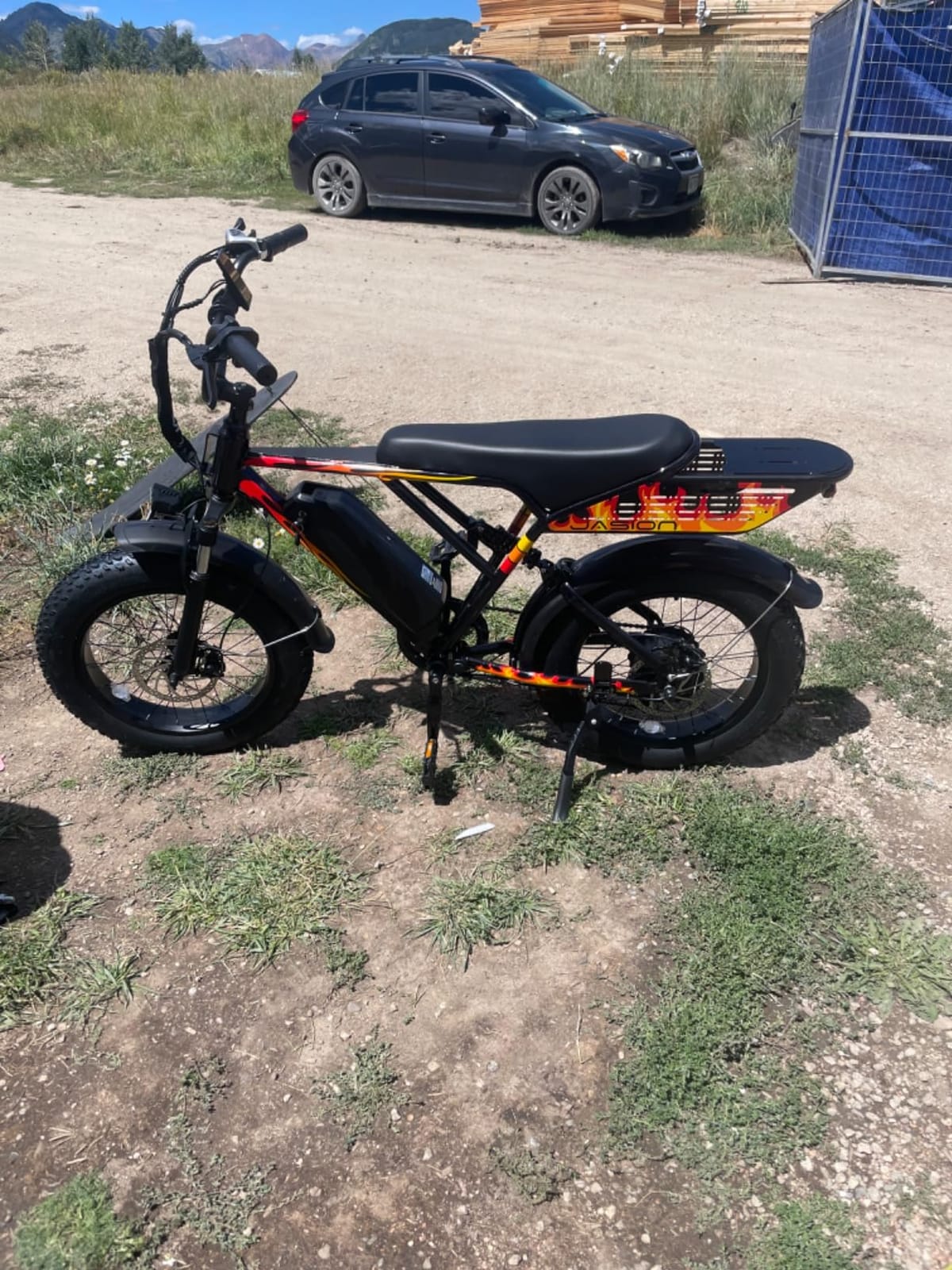 Jasion RetroVolt Electric Bike for Adults, 2000W Peak - 30MPH Electric Dirt Bike, 48V 13AH Battery, 70Miles Max Range Electric Motorcycle, 20'' X 4'' Fat Tire All-Terrain customer photo 1