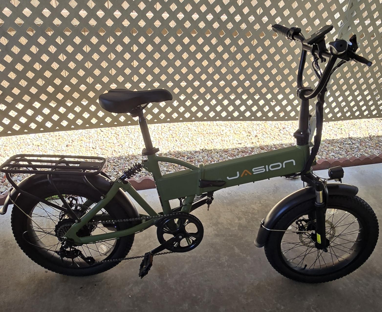 Jasion RetroVolt Electric Bike for Adults, 2000W Peak - 30MPH Electric Dirt Bike, 48V 13AH Battery, 70Miles Max Range Electric Motorcycle, 20'' X 4'' Fat Tire All-Terrain customer photo 2