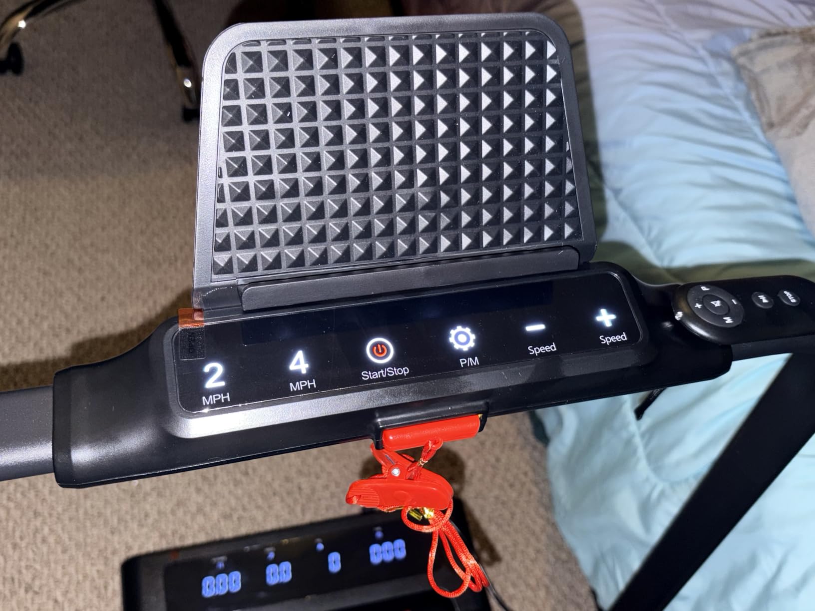Treadmills for Home, App Compatible, 5 in 1 7.5MPH Foldable Treadmill with 10% Incline, 3.0HP Brushless Drive, 12 HIIT Programs, Full Screen LED Display, Remote Control, 400 LBS Weight Capacity customer photo 2