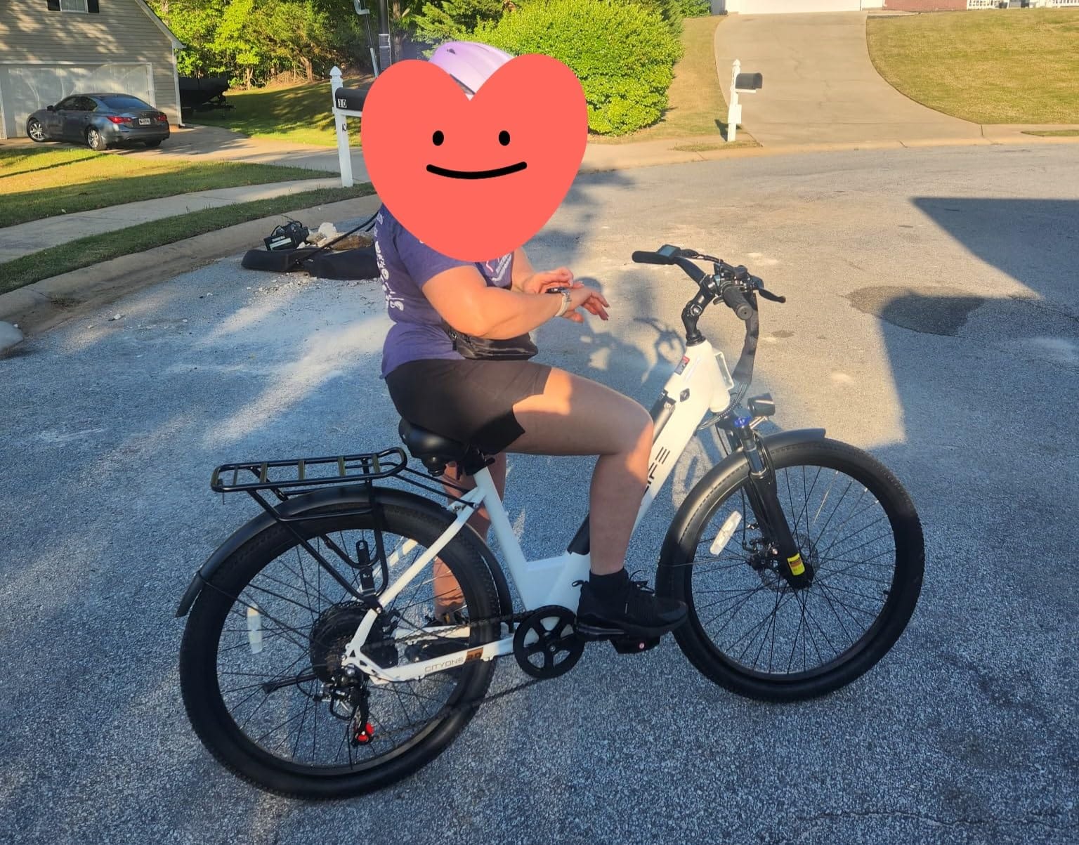 Qlife Cityone 2.0 Electric Bike for Adults, Up to 65 Miles Range, 1200W Peak Motor 26