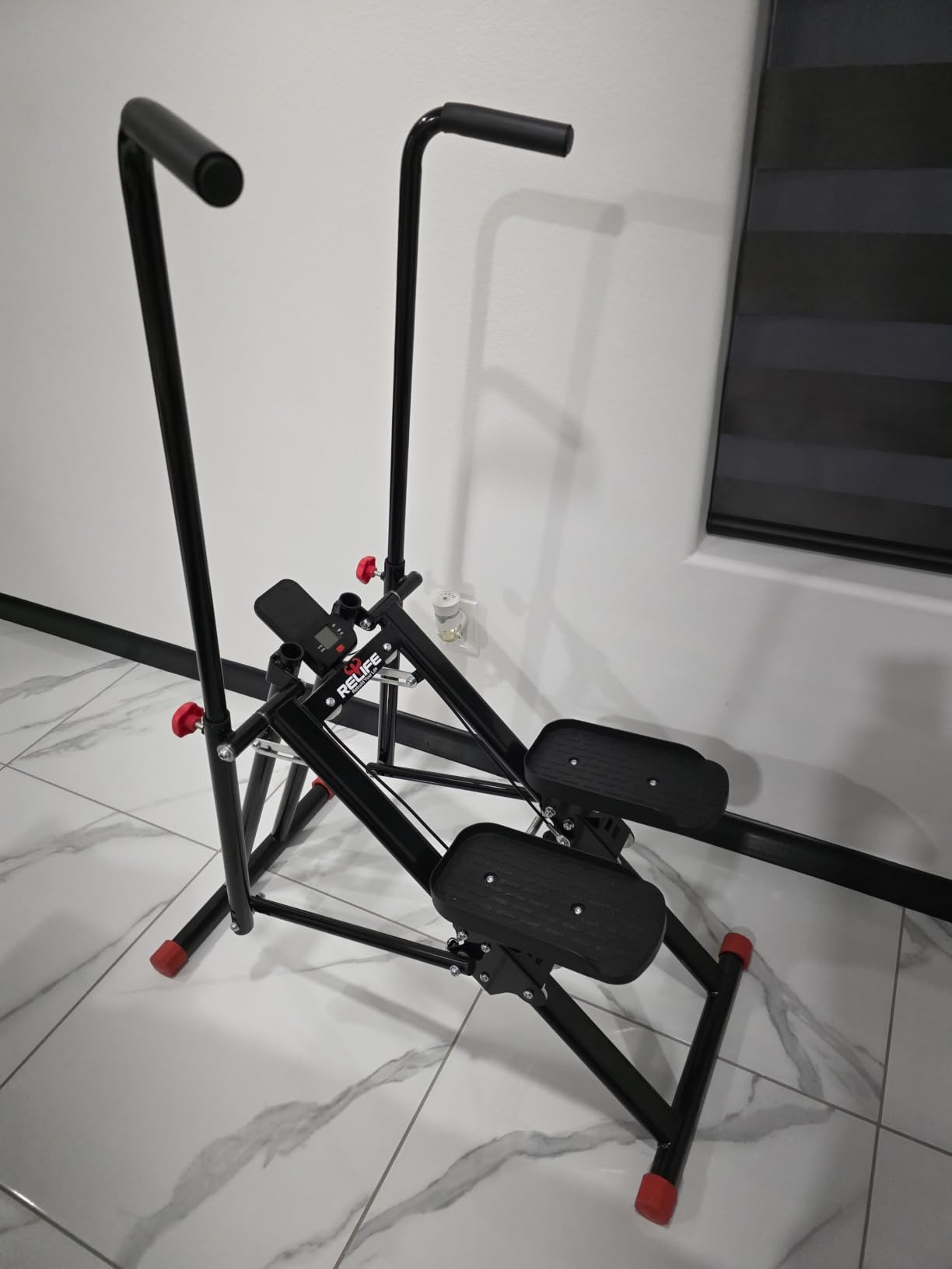 RELIFE REBUILD YOUR LIFE Stair Stepper for Home Exercise,New Version Stair Climber with Adjustable Resistance, Vertical Climber Cardio Exercise Machine for Full Body Workout, Extended Step Range customer photo 1