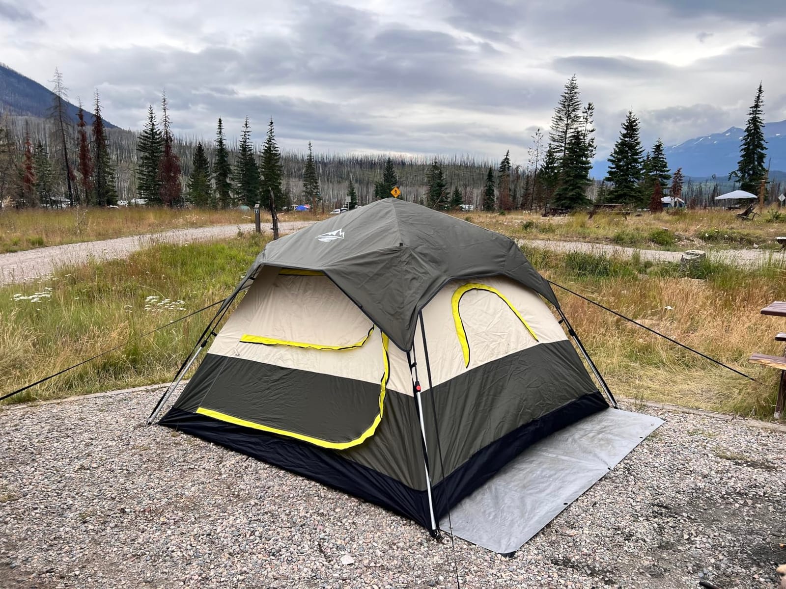 4 Person Instant Tents for Camping Setup in 50s, Cabin Tent with Rainfly customer photo 1