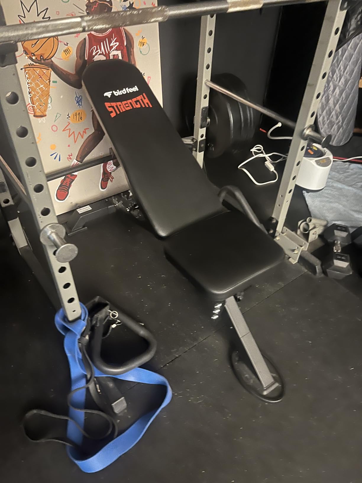 Adjustable Weight Bench, 1800LBS Heavy Duty Workout Bench for Home Gym | Commercial Strength Training Bench with Removable Leg Holder, Supports Full Body Workouts with Flat Incline Decline Sit Up customer photo 2