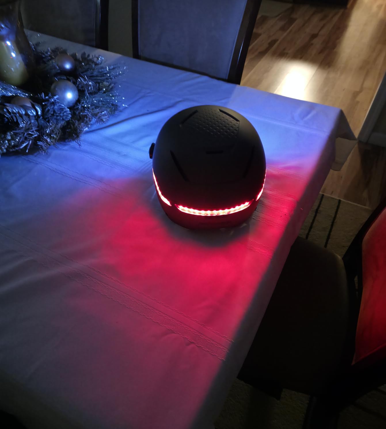 ILM Smart Adult Bike Helmet Front Side Rear LED Light Automatic G-Sensor Turn Signal & Brake Warning Road Cycling Model MB101L customer photo 2