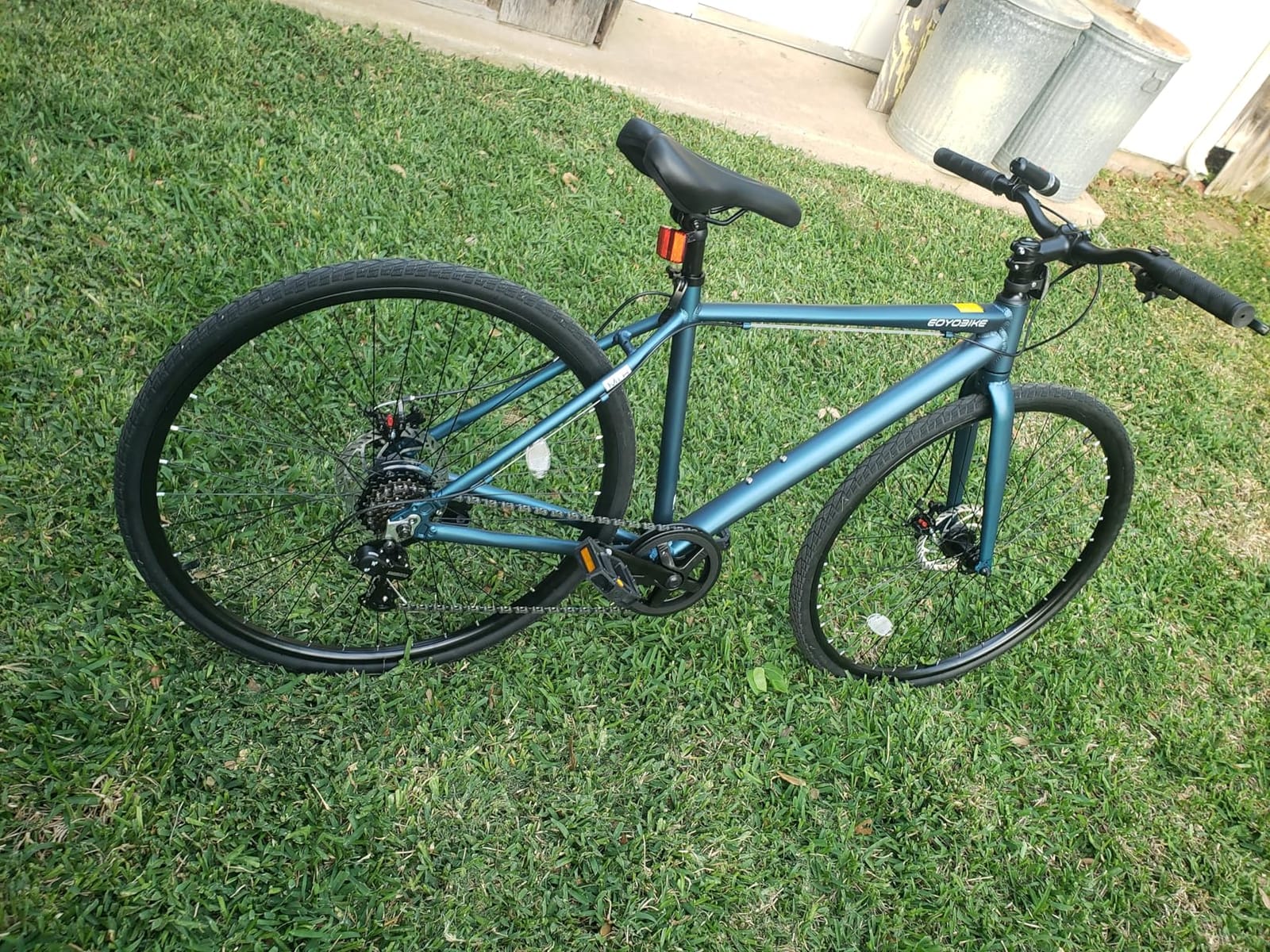 MOPHOTO Hybrid Bikes for Adults, Road Bikes Men, 700C Commuter Bicycle, 29