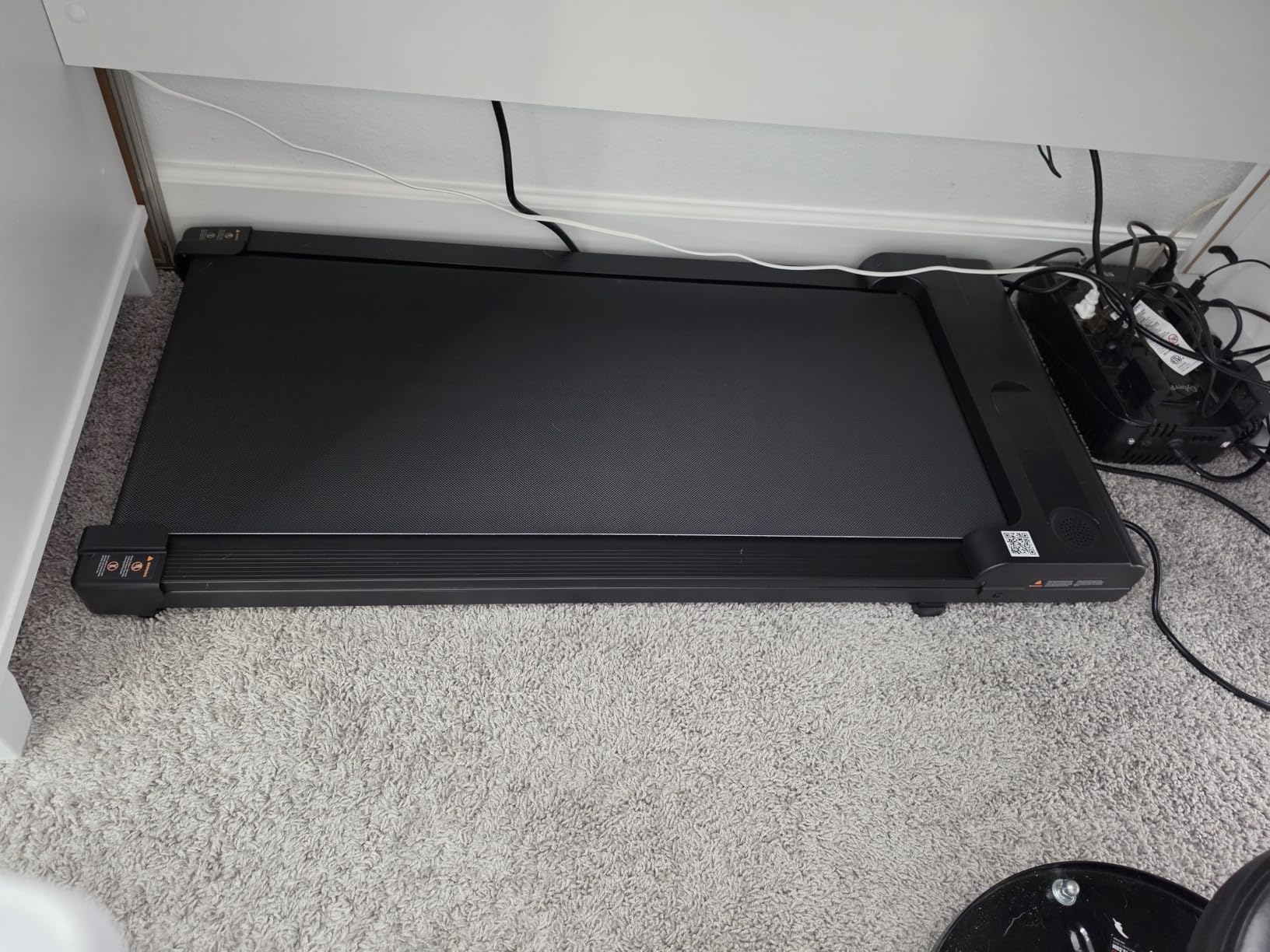 Walking Pad Treadmill for Home - Under Desk Treadmills Portable Mini Compact Walk Pads for Small Spaces Office Indoor Apartment Floor Flat Running Machine with Remote Quiet Lightweight customer photo 2