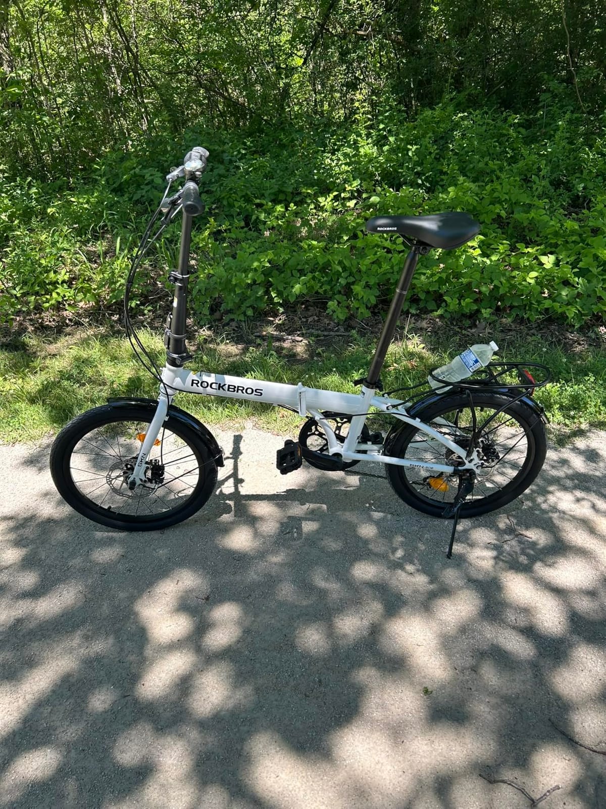 ROCKBROS SKN 20-Inch Folding Bike, 7-Speed, Disc Brakes, Rear Rack customer photo 2