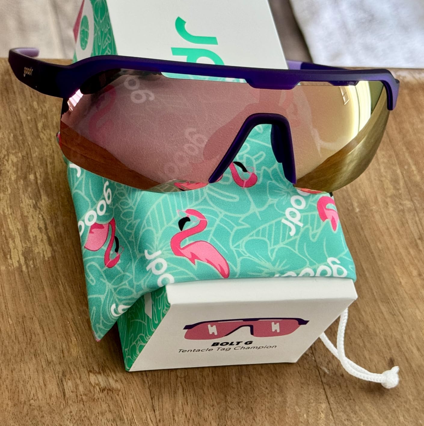 goodr Bolt G Polarized Running Sunglasses Men & Women | Glare-Reducing Lenses, UV400 Protection, No Slip, No Bounce customer photo 1