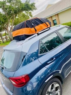 Sailnovo Aerodynamic Rooftop Cargo Carrier Bag, 20 Cubic Feet Waterproof | Fit Most Vehicles with/Without Rack, Hold Luggage for 4-6, Include Anti-Slip Mat, Storage Bag, Reinforced Straps & Lock customer photo 2
