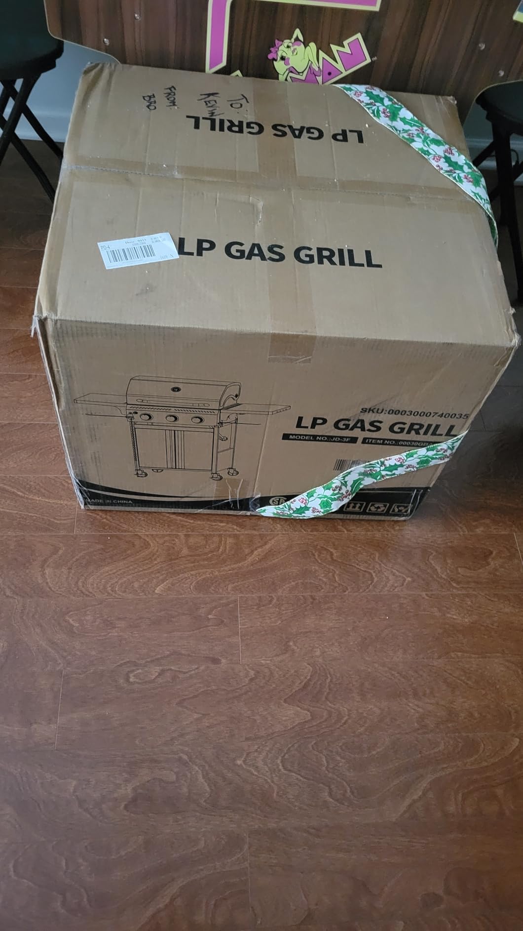 3-Burner Propane Gas Grill with Side Burner, 34,000 BTU Stainless Steel BBQ Grill - Heavy-Duty Porcelain-Enameled Grates for Patio and Outdoor Cooking customer photo 1