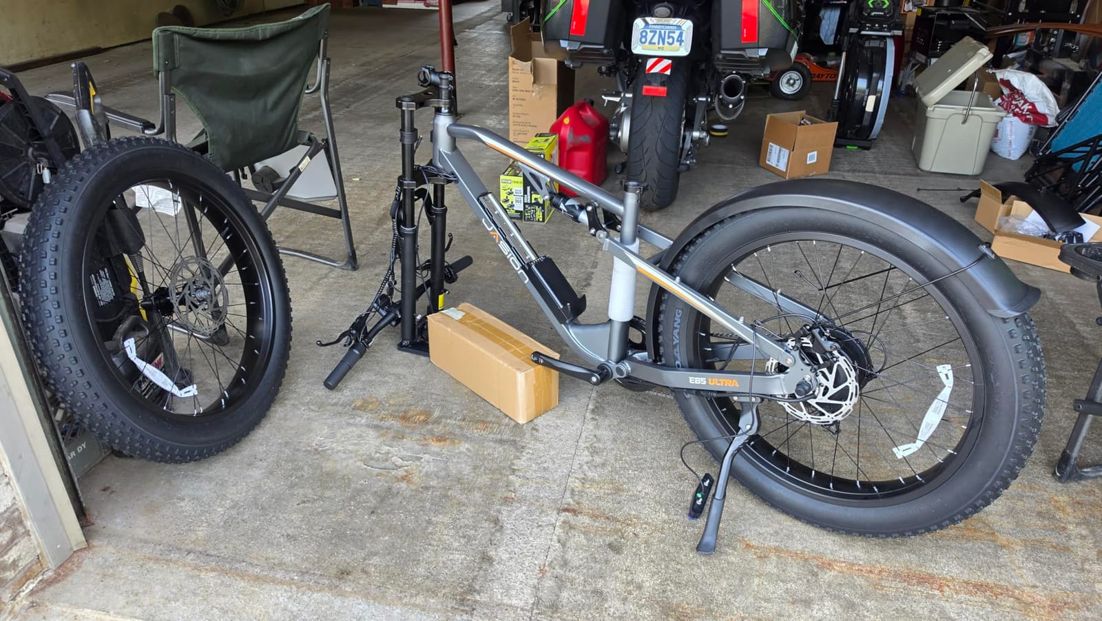 Jasion EB5 Ultra Electric Bike for Adults, 2500W Peak Motor, 52V 20Ah Removable Battery, 26