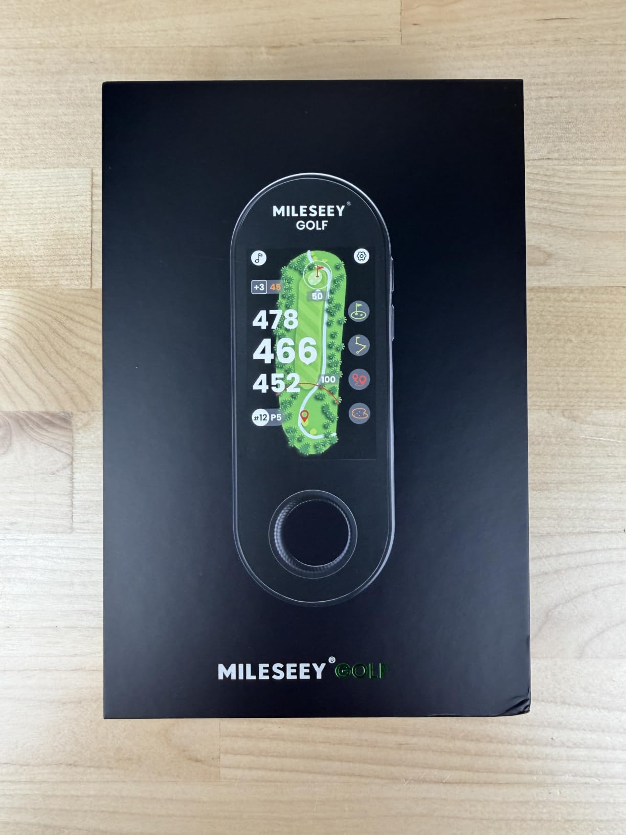 MILESEEY GeneSonic Go Golf GPS Handheld with 43K+ Courses (No Subscription) | Magnetic Golf Rangefinder Yardage Device, 3
