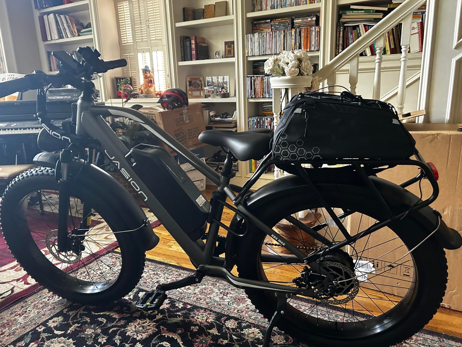 Jasion EB5 MAX Electric Bike for Adults 2000W Peak Motor, 48V 15Ah Battery customer photo 2