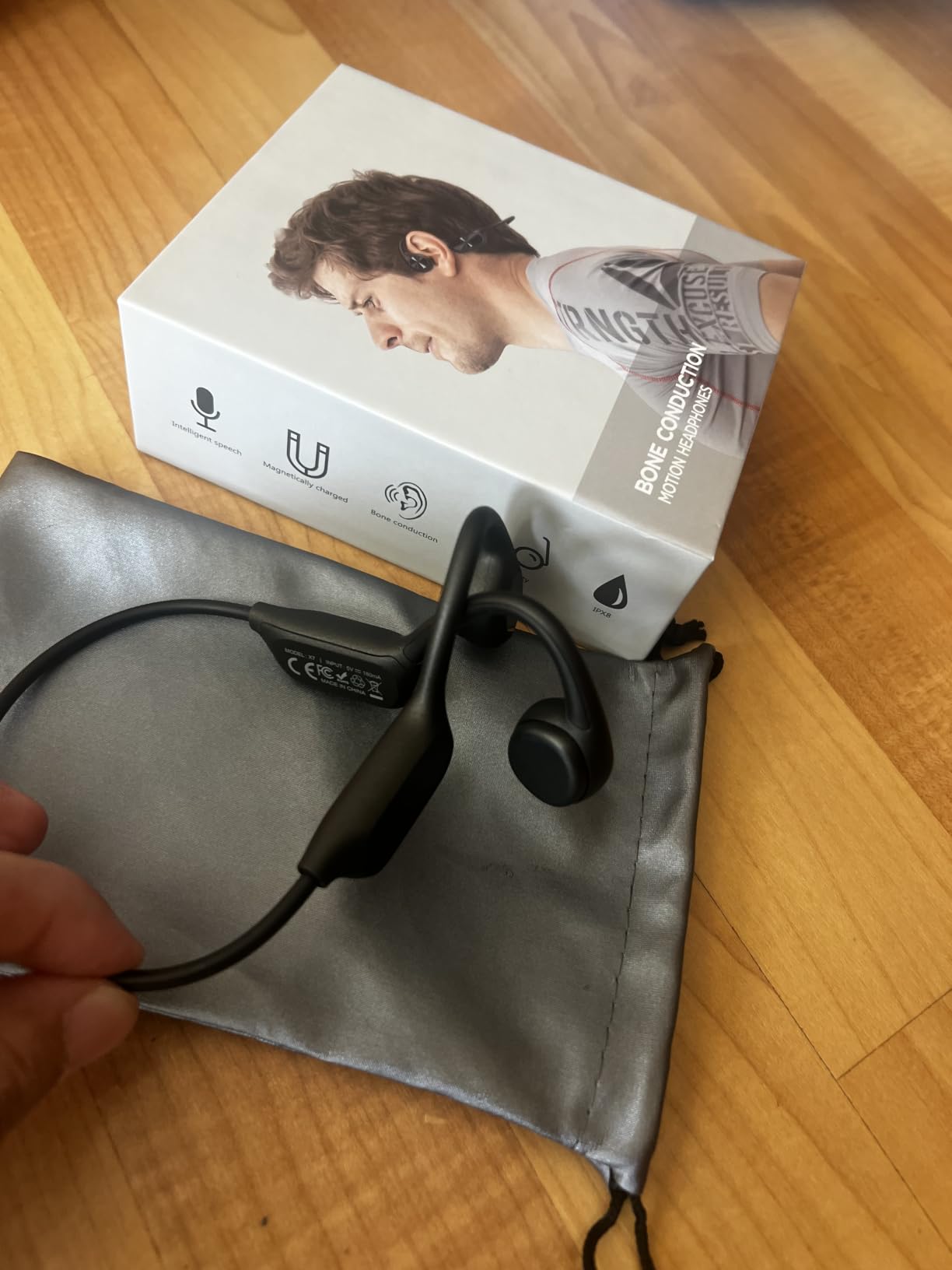 Bone Conduction Headphones for Swimming, Waterproof Swimming Headphones customer photo 1