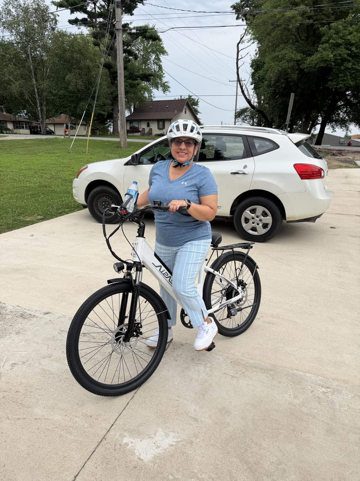 Aipas C1/C2 Electric Bike for Adults, 1100W Peak Motor, 62-Mile Range Ebike | 48V 12.8Ah Removable Battery, 26