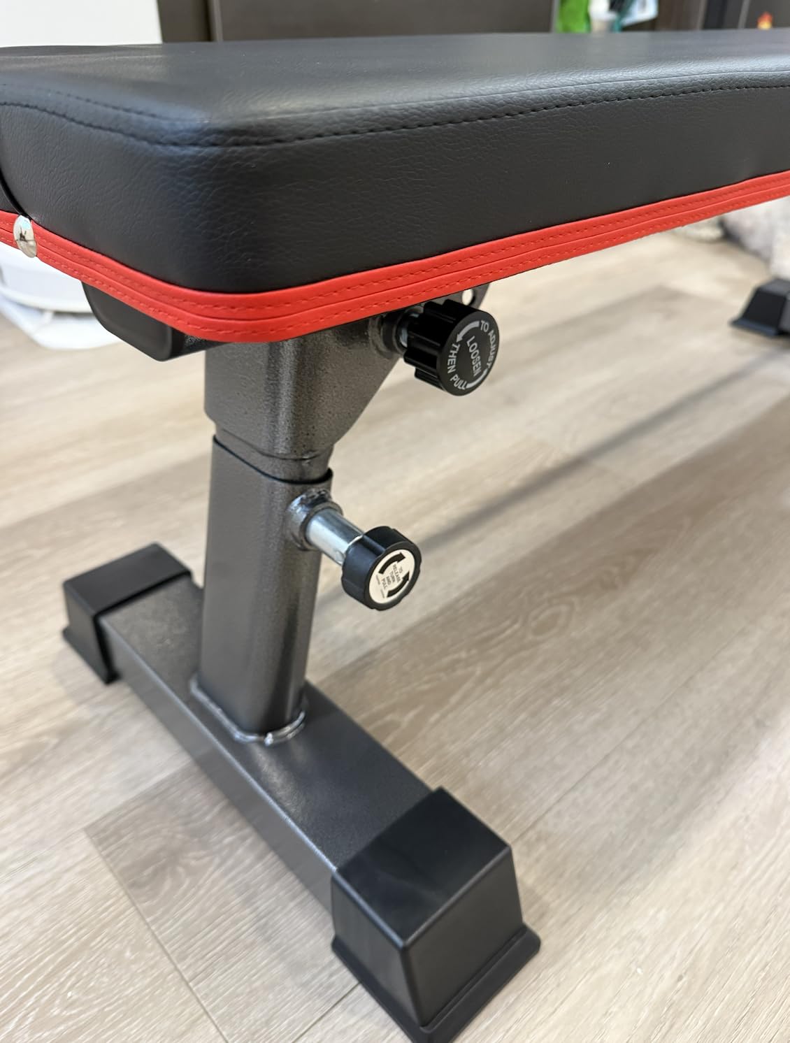 Weight Bench, Foldable Flat Bench with Gym Quality 1300 LBS Capacity | 5-level height, 2.5