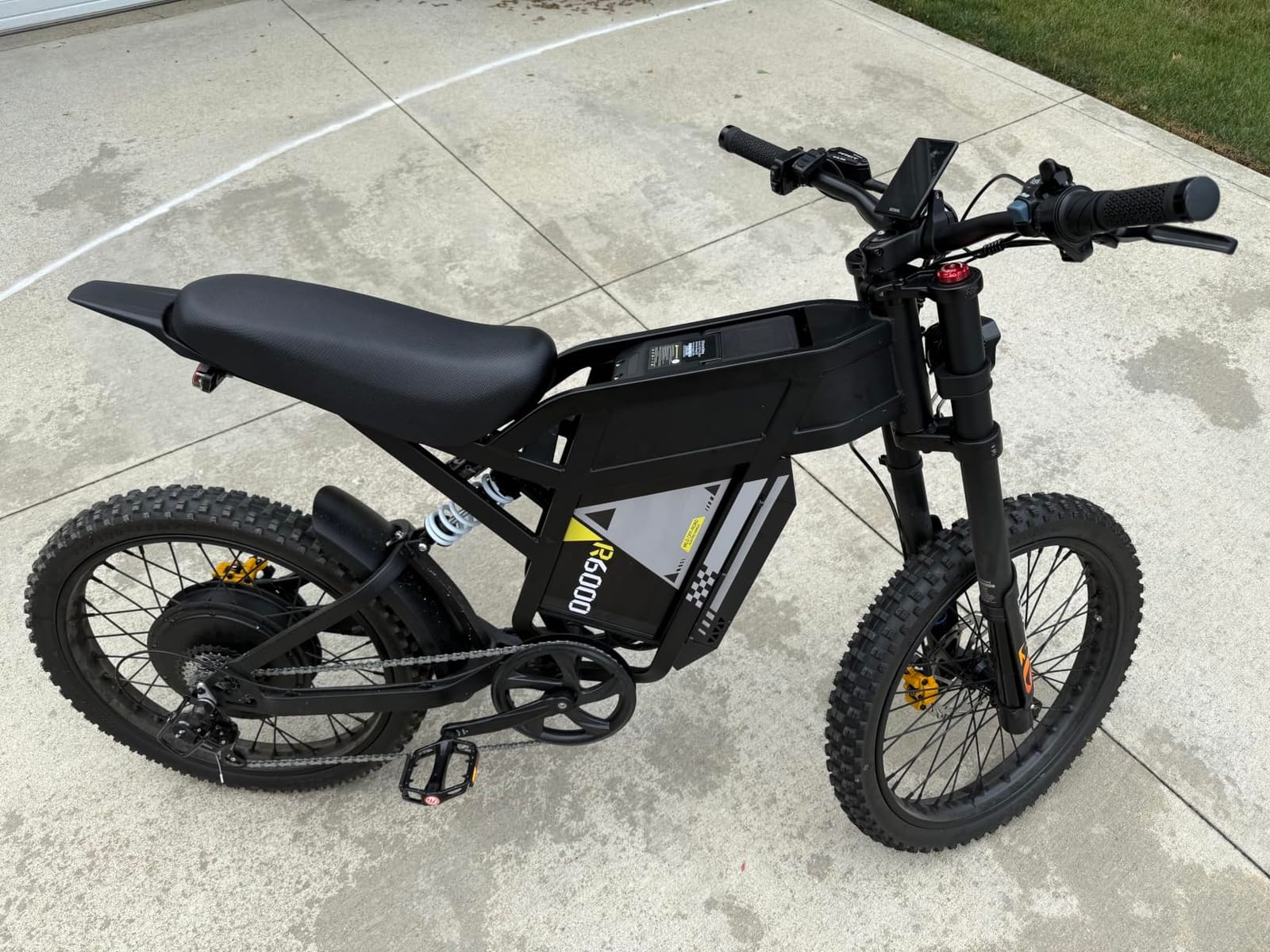COSWHEEL R6000 Electric Dirt Bike, 7000W Peak Motor Electric Motorcycle | 55MPH, 60V 30Ah Battery,17