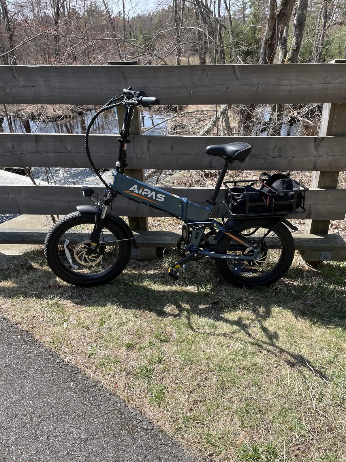 Aipas F3 Folding Electric Bike for Adults, Full Suspension 20