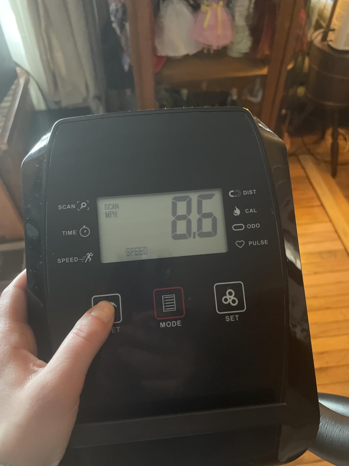 pooboo Elliptical Machine, Elliptical Exercise Machine with 16-Level Resistance&Quiet Magnetic Driving System, Elliptical Machine for Home with LCD Monitor,15.5-17IN Stride, 350LBS Weight Capacity customer photo 2