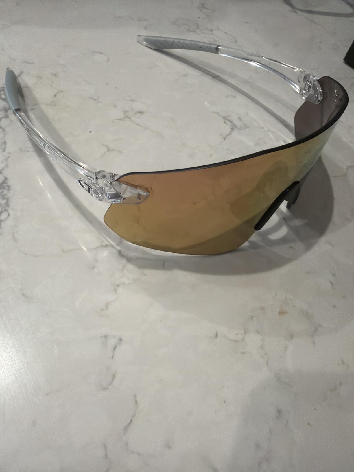 Tifosi Vogel SL Shield Sunglasses - Running, Baseball & Golf | 100% UVA/UVB, shatterproof polycarbonate customer photo 2