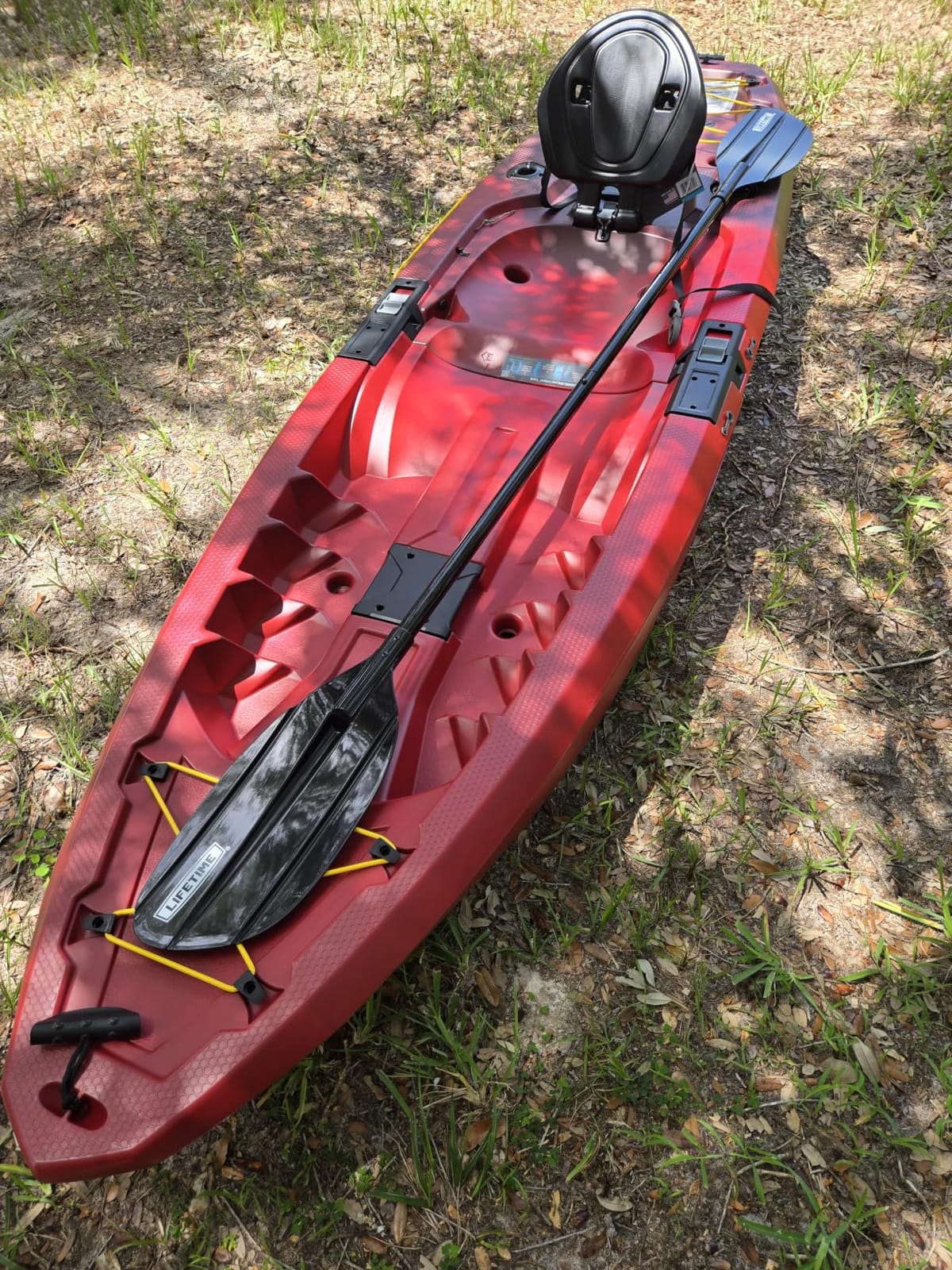 Lifetime Lockport 94 Modular Sit-on-Top Kayak with Paddle, Two-Piece Design with SlideLock System, Rod Holders, Adjustable Seat customer photo 1