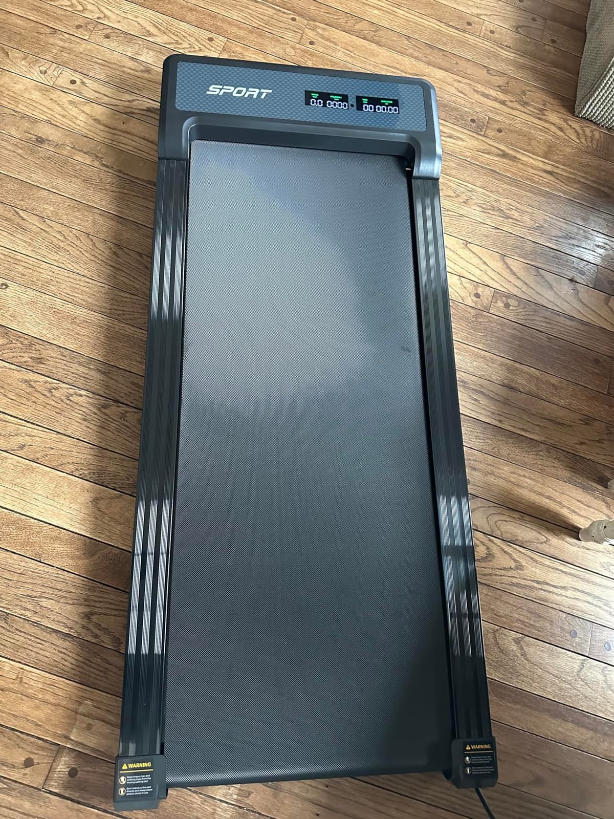 AKLUER Dual Flywheel Manual Treadmill - Foldable Non-Electric for Home/Gym customer photo 2