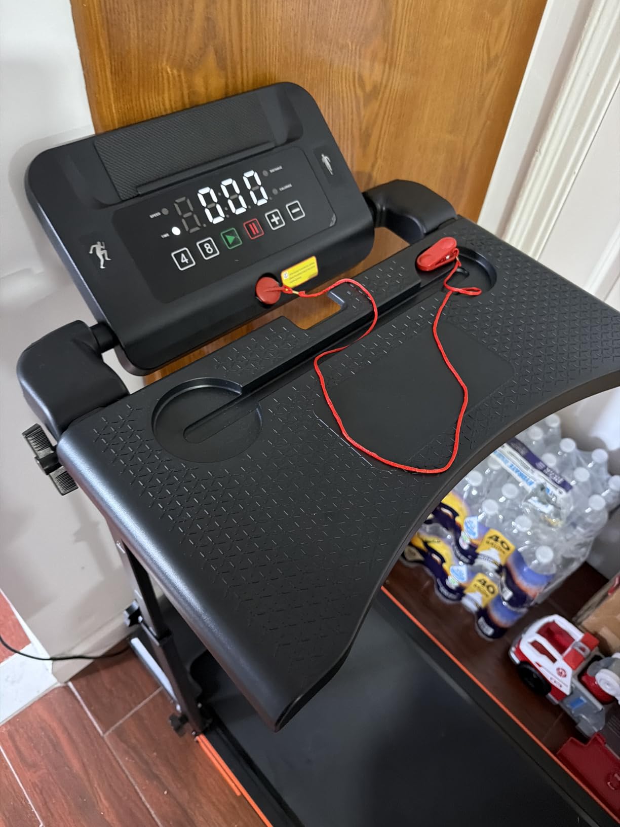 Walking Pad Treadmill with Handle Bar & Incline, Desk Workstation 8MPH | Adjustable Height, Portable Quiet for Home Office, 3 in 1, Compact Treadmill for Small Space customer photo 1