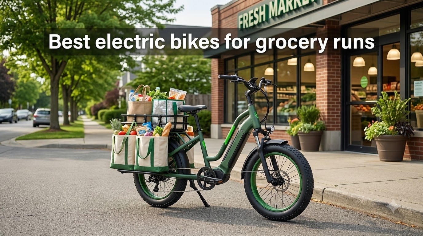 Best electric bikes for grocery runs