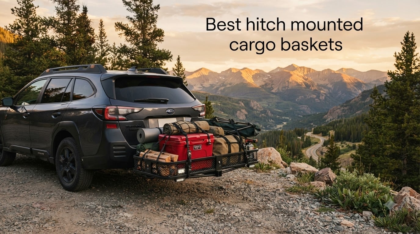 Best hitch mounted cargo baskets