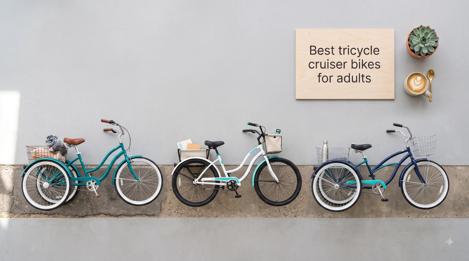 Best tricycle cruiser bikes for adults