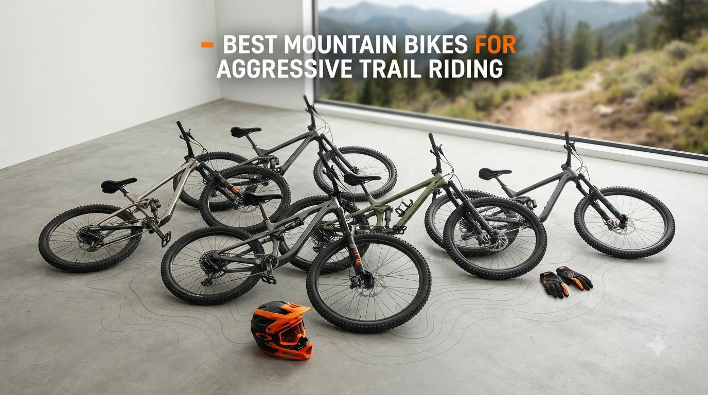 Best mountain bikes for aggressive trail riding