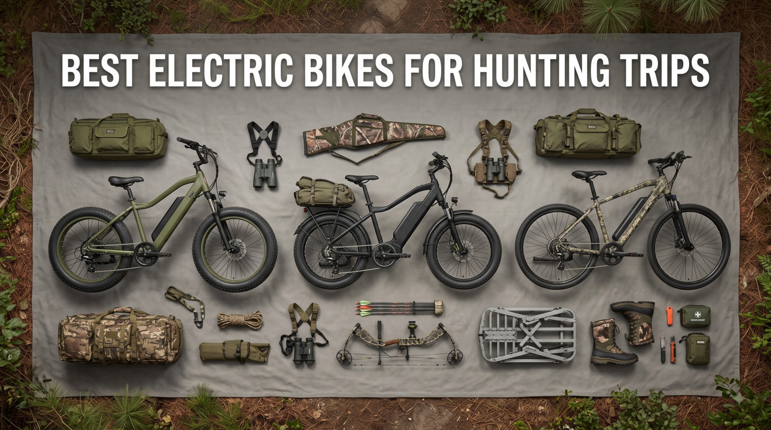 Best electric bikes for hunting trips