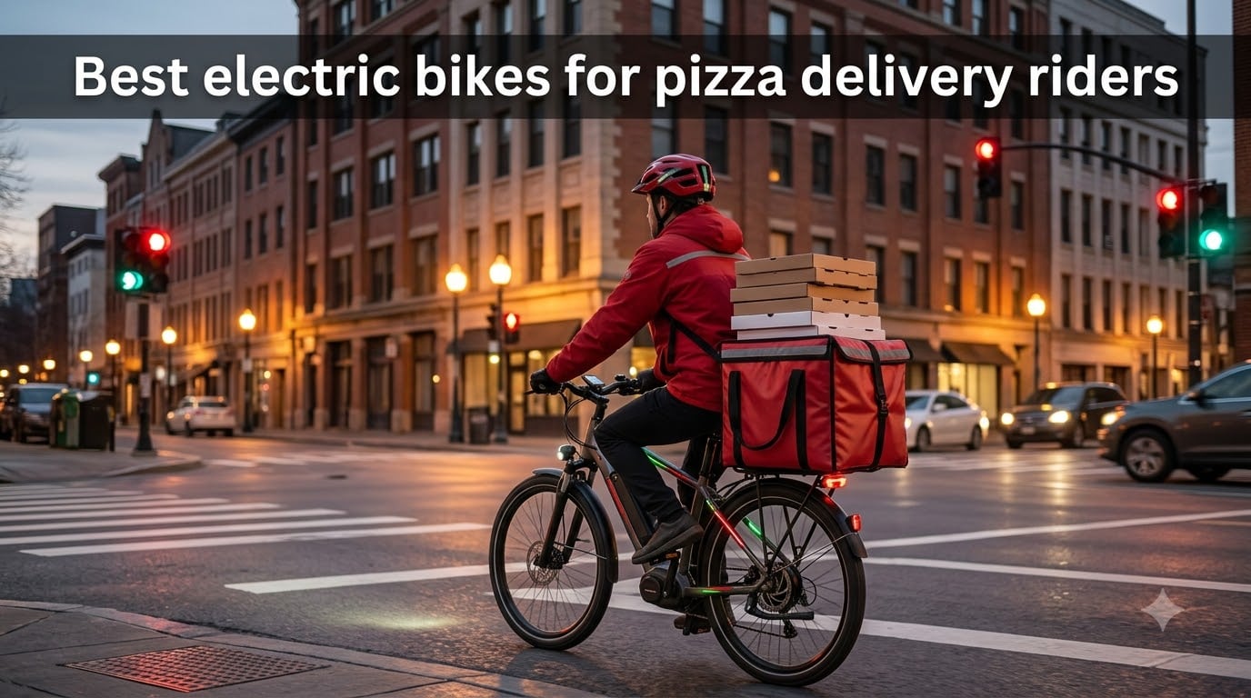 Best electric bikes for pizza delivery riders