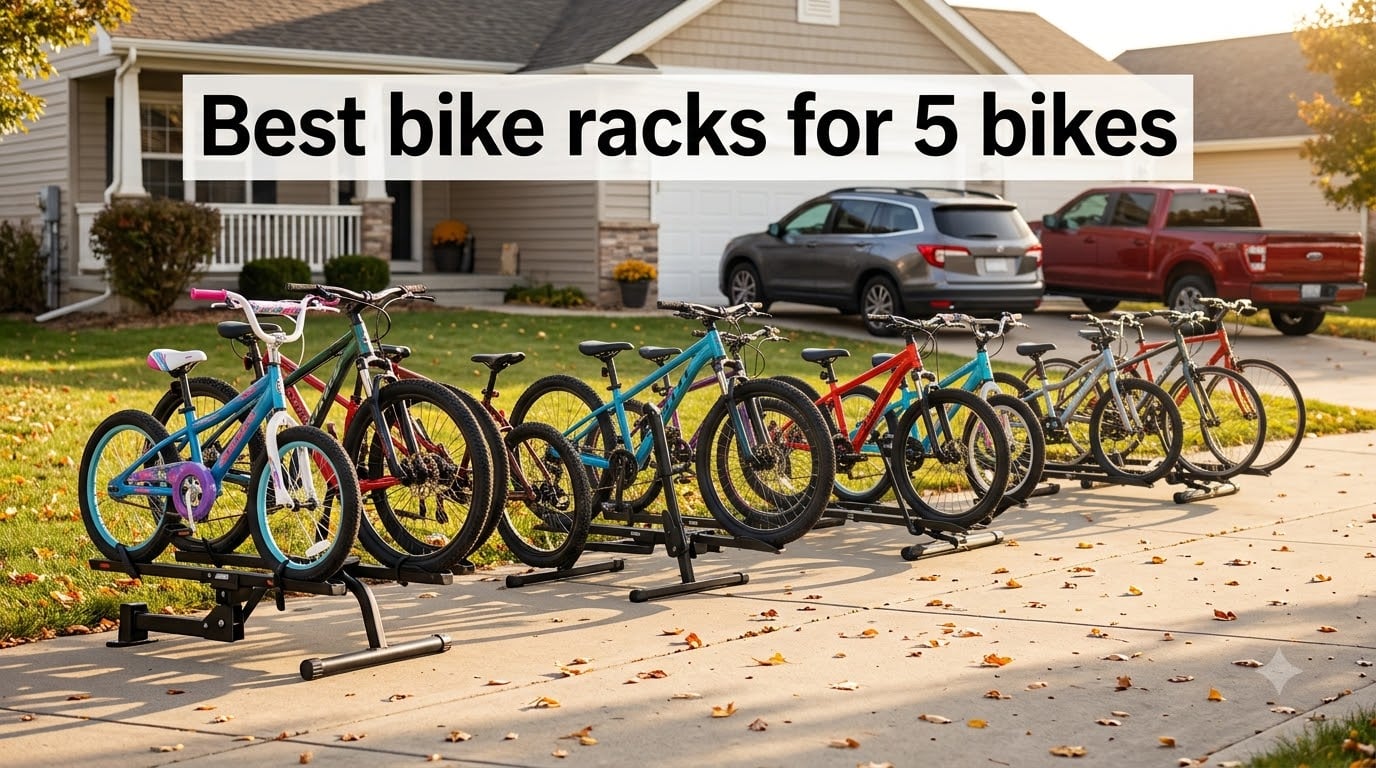 Best bike racks for 5 bikes