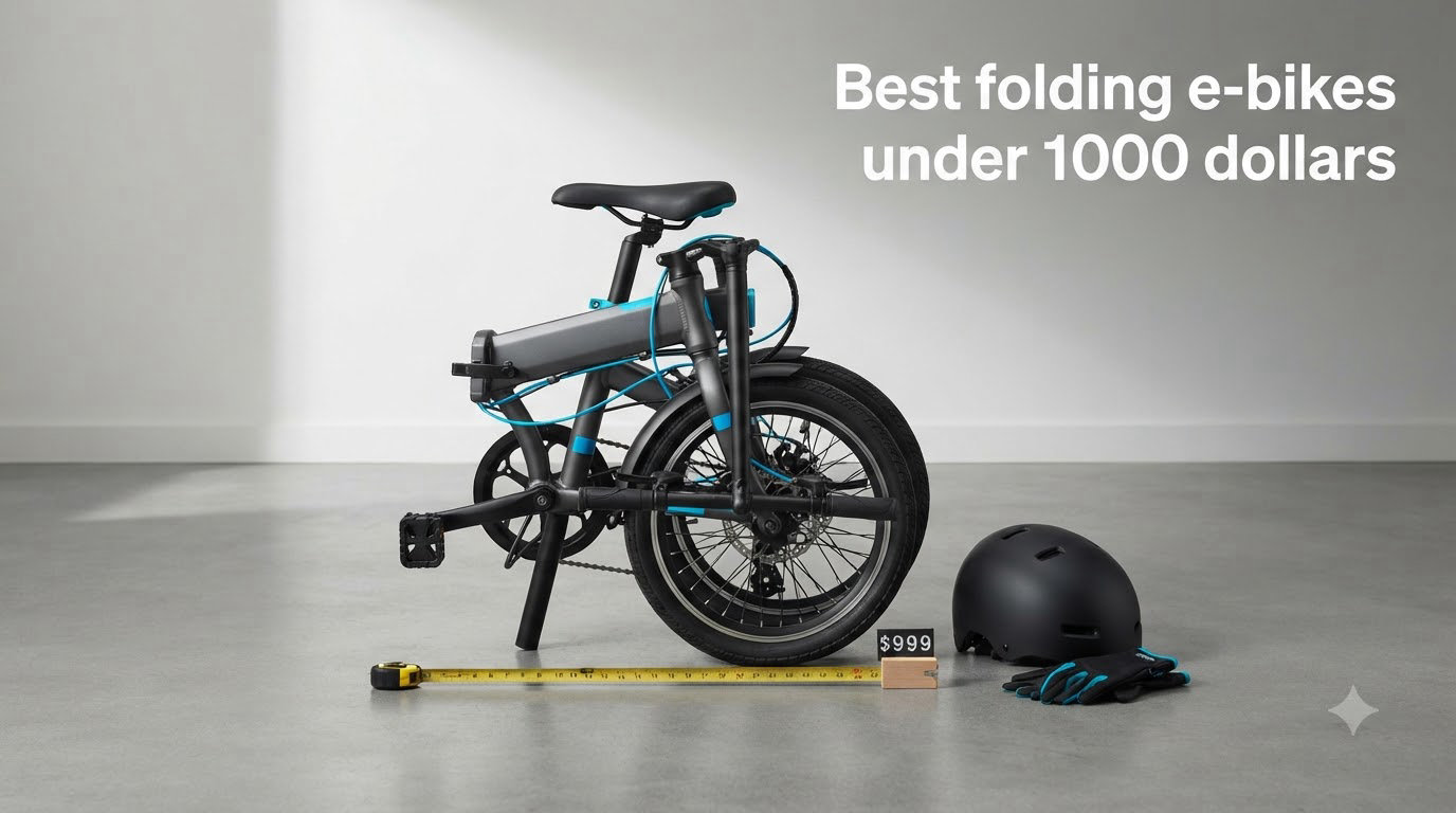 Best folding e-bikes under 1000 dollars