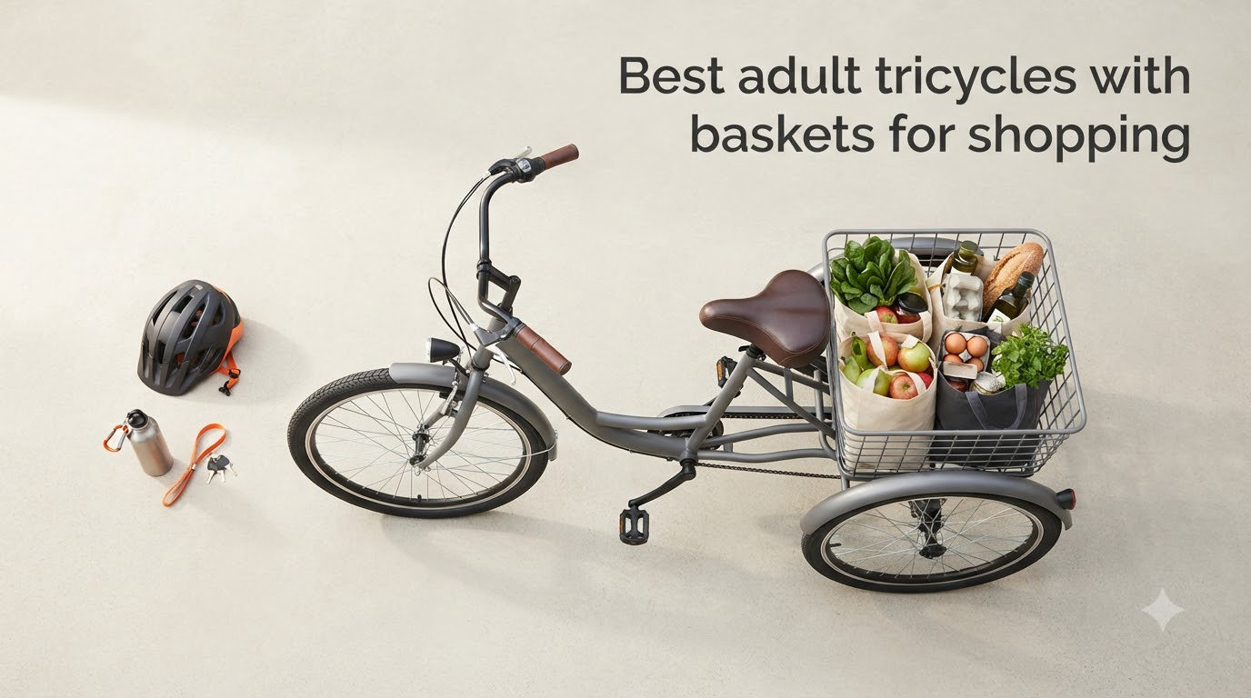 Best adult tricycles with baskets for shopping