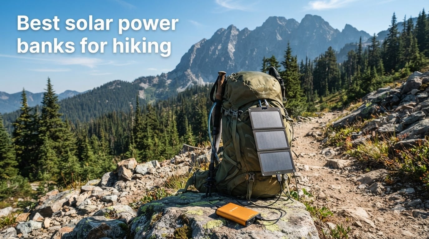 Best solar power banks for hiking