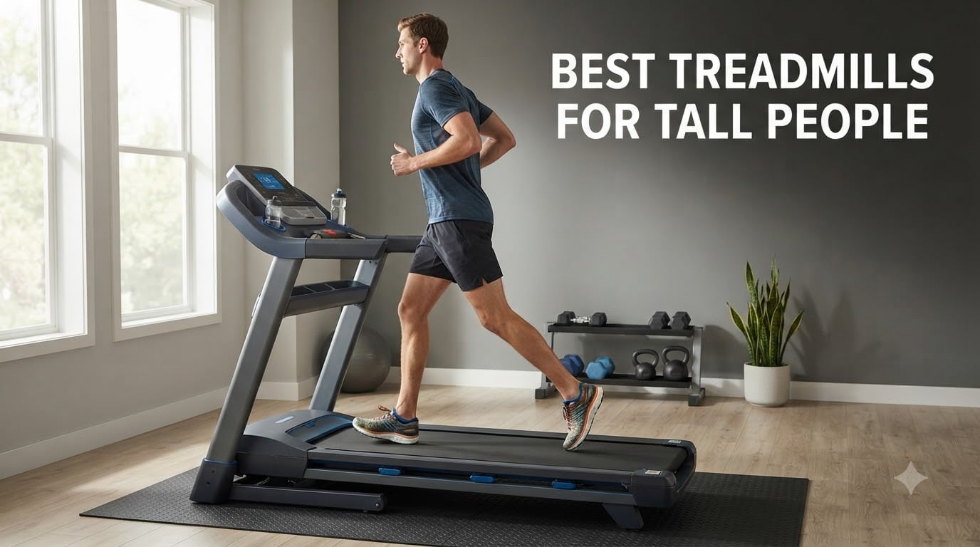 best treadmills for tall people