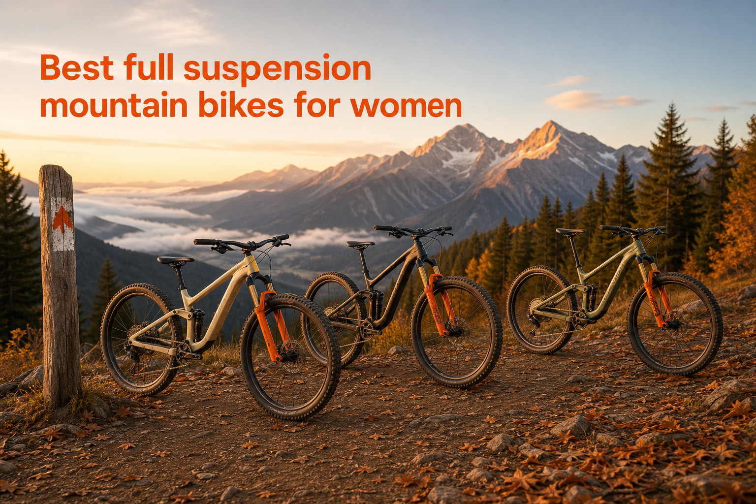 Best full suspension mountain bikes for women