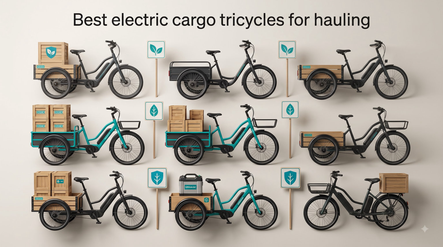 Best electric cargo tricycles for hauling