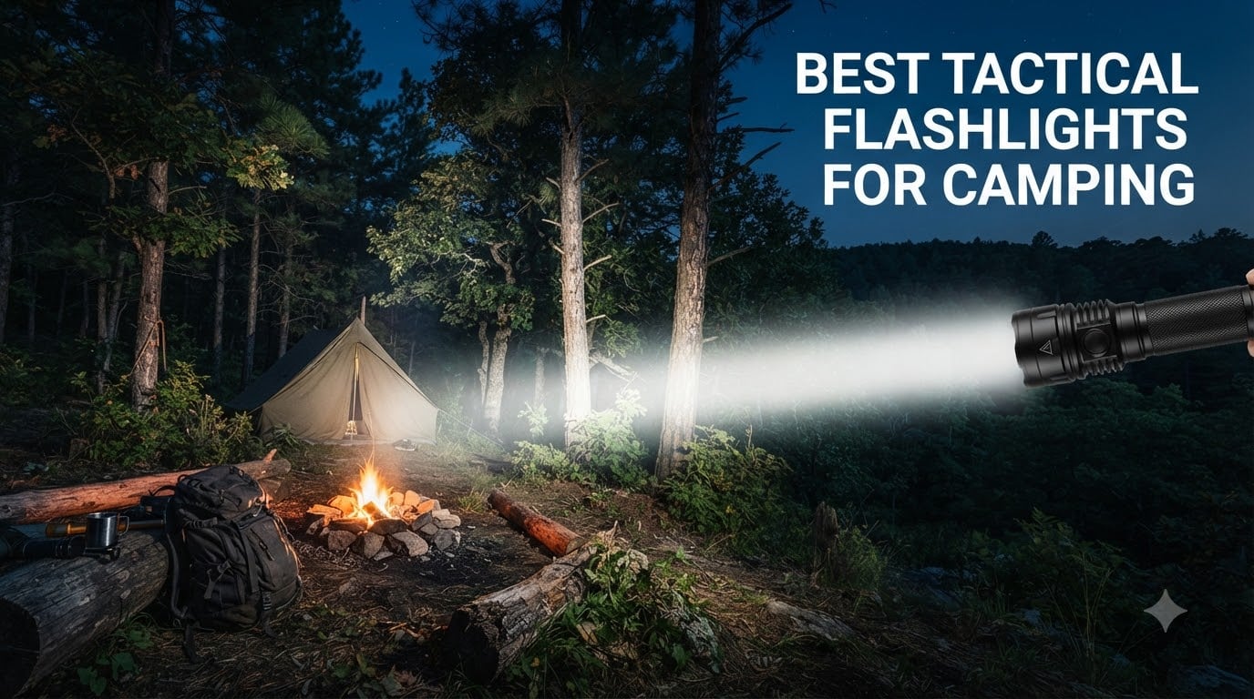 Best tactical flashlights for camping