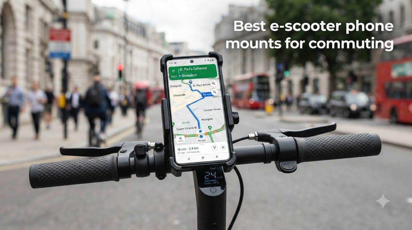 Best e-scooter phone mounts for commuting