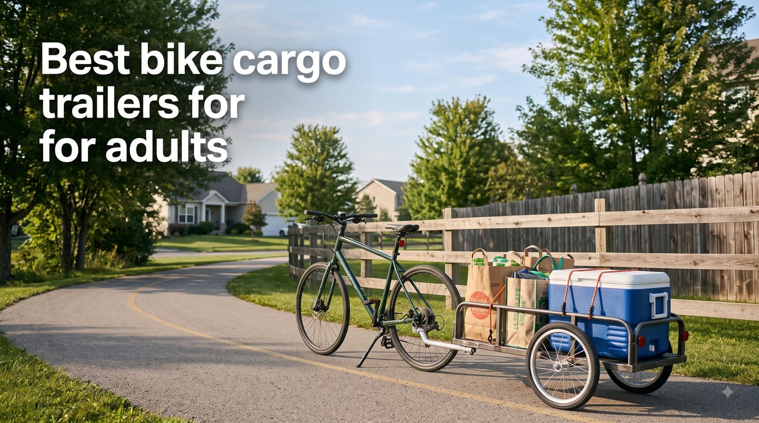 Best bike cargo trailers for adults
