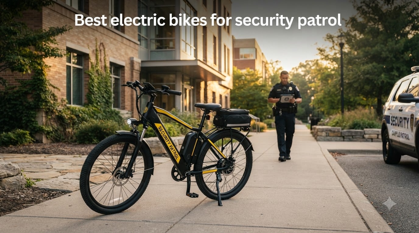 Best electric bikes for security patrol
