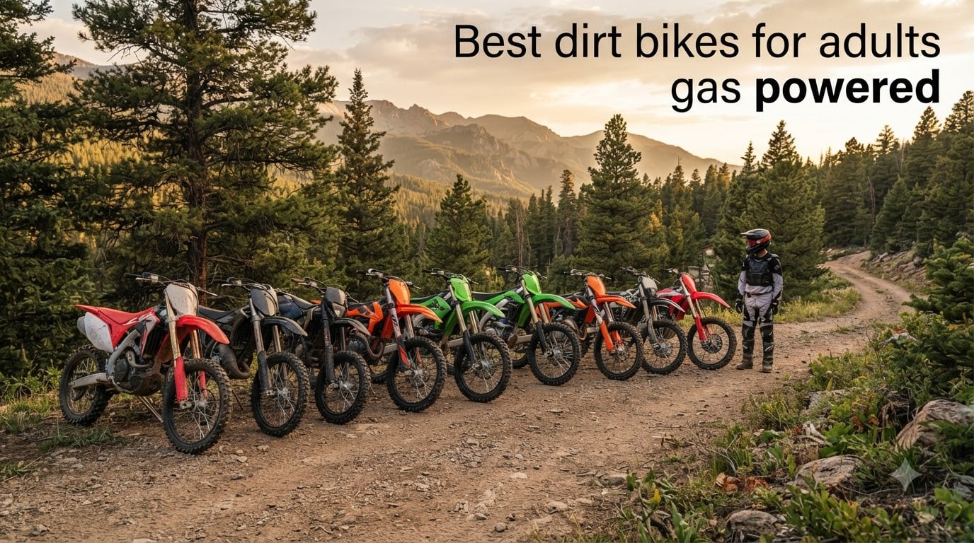 Best dirt bikes for adults gas powered